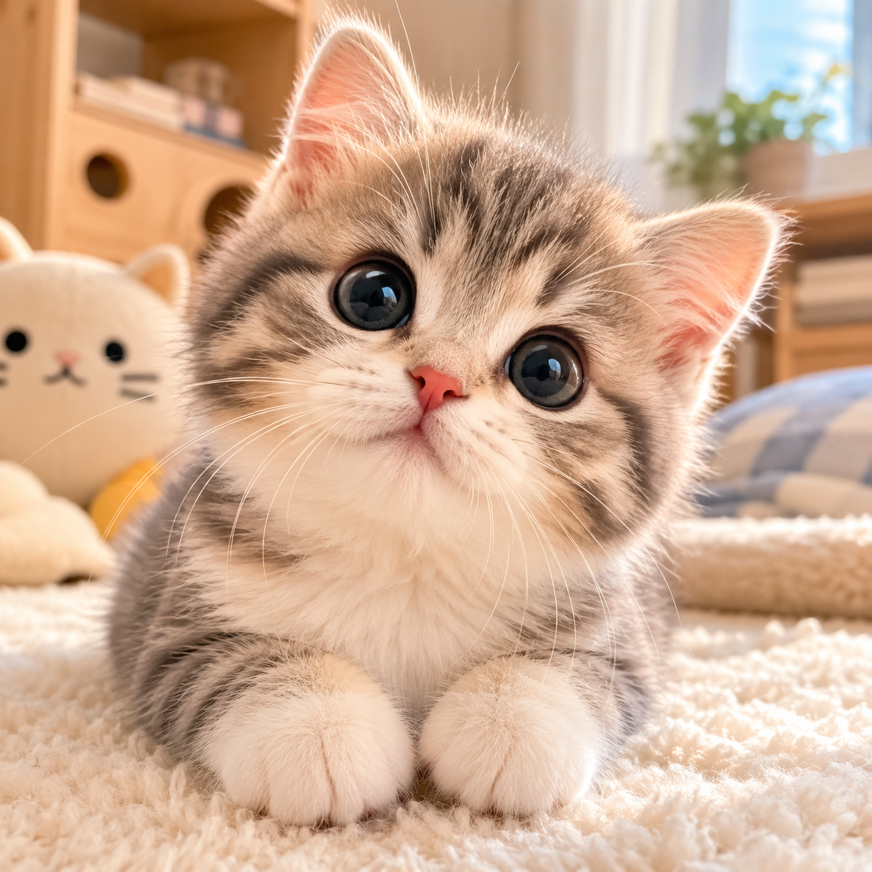 生成一张萌萌的小猫